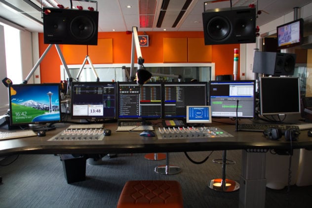 De radiostudio van Omroep Brabant